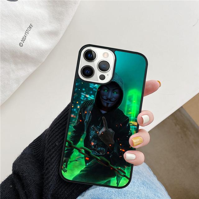 Matrix Hacker Phone Case Back Cover For iPhone 17 Air 16 15 14 Plus 11 Pro Max 13 Pro Max 12 Max Coque