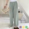 New Arrivals Open Run Women Waistband Color Block Check Wide Fit Sleep Pants