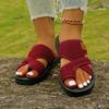 Fashion Ladies Shoes 2025 Fashion Pinch Toe Women's Slippers New Air Mesh Daily Slippers Women Summer Plus Size Flat Slippers Zapatos