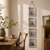 Linked Photo Holder Wall Art Picture Frame 6-Inch Vertical Photo Wall  Bedroom