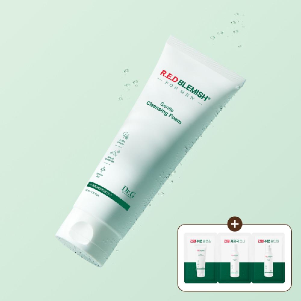 Dr.g Red Blemish For Men Gentle Cleansing Foam 150ml FREE