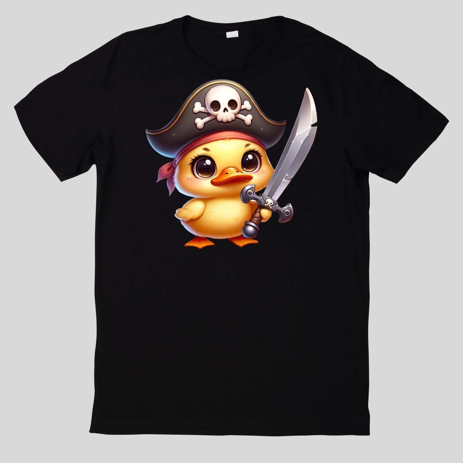 T-Shirt Niedliche Tierpiraten Baumwolle Fun Spaß Sprüche Lustig Cartoon XXXL