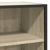 Sideboard In Sonoma Oak Finish 14 X 13.8 X 29.9 In (35.5 X 35 X 76 Cm) Made of Engineered Wood and Metal