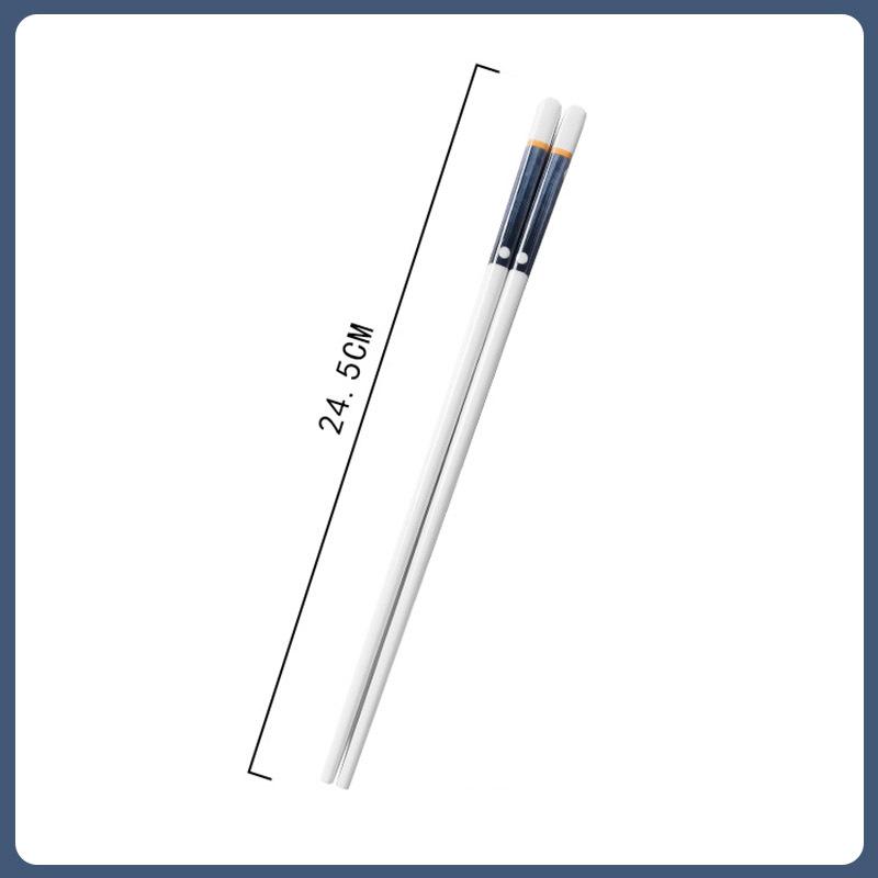 1Pair White Ceramic japanese style Chopsticks Bone Porcelain Long Chopsticks Sushi Chopstick Tableware Gifts
