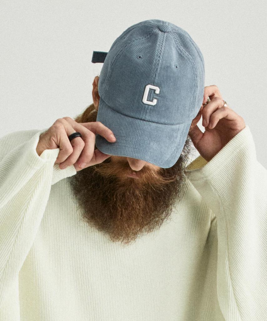 CARGOBROS Cb Corduroy Logo Ball Cap (Light Blue)