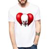 IT Movie T Shirt MEN Stephen King Print 2026 Summer Collection T-shirt men joker printed They All Float  O Neck tshirt