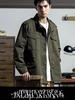 Men's Retro Heavy Duty Multi-Pocket Long Sleeve Workwear Jacket