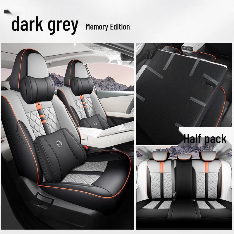 Universal Full Leather Car Seat Cushion for Aion SMAX - All-Season Comfort