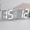 3D Simple Clock LED Alarm Clock Living Room 3D Wall Clock Digital Clock