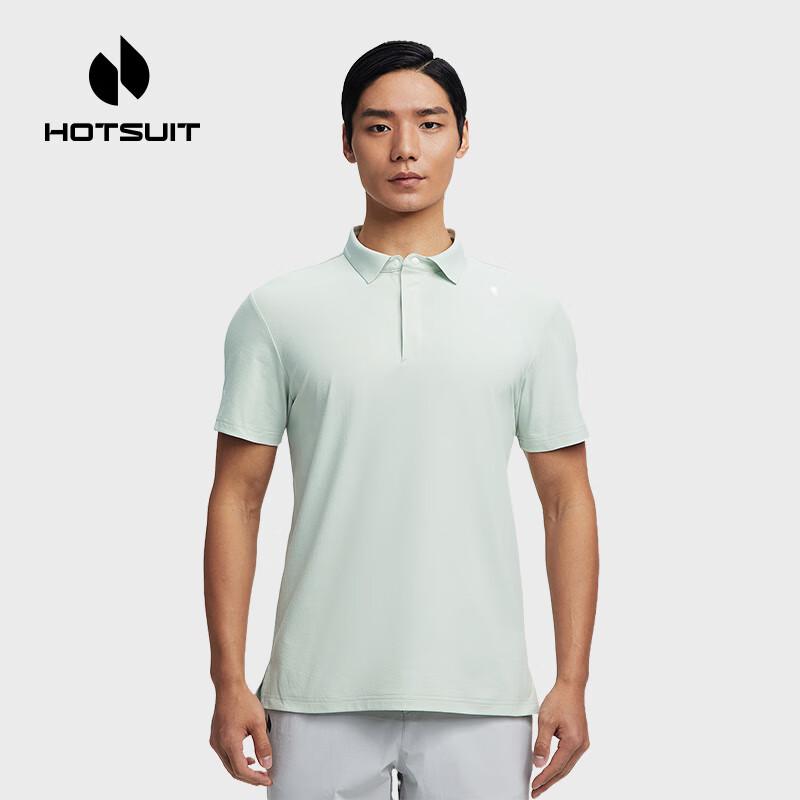HOTSUIT Вязаная футболка-поло с коротким рукавом 2XL