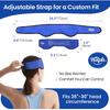 Hilph Headache Ice Pack Migraine Ice Head Wrap, Reusable Head Cold Pack Forehead Ice Pack for Migraine Relief, Headache Tension, Sinus Pain, Chemo,