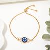 Evil Eye Bracelet For Women With Alloy And Rhinestone Accents Suitable For Gift And Fashion