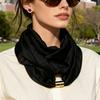 Weicher warmer winddichter Schal für Damen, geeignet für den Winter - Einfarbiger kurzer Nackenschal, Vielseitige mehrfarbige Mischungen für waschbares Nackenaccessoire