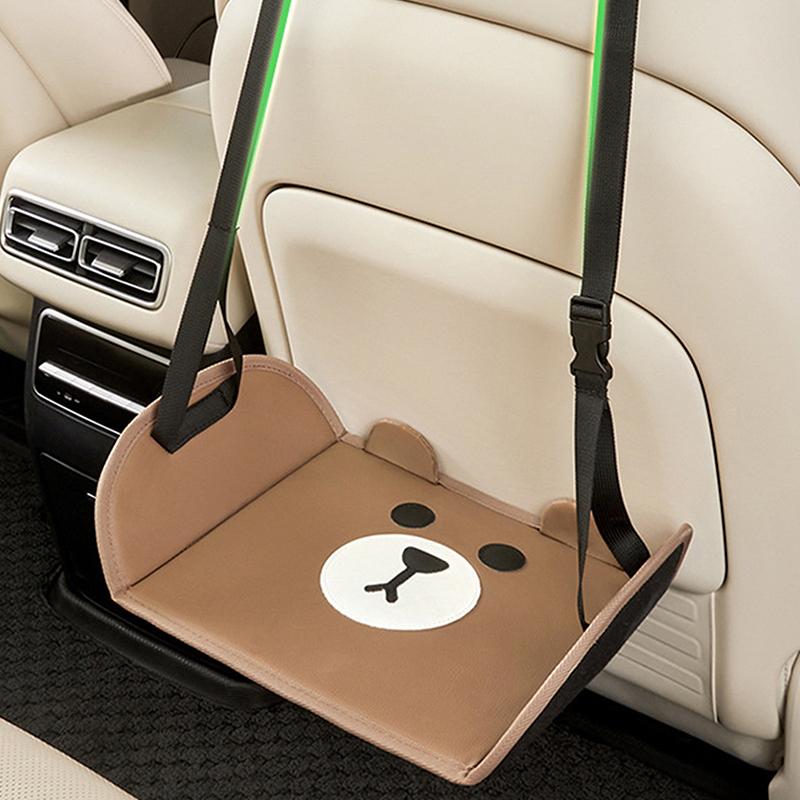 Car Travel Rest Foot Pad Portable Foot Hammock Long Flight Essentials Office Footrest Hanging Adjustable Car Interior Supplies