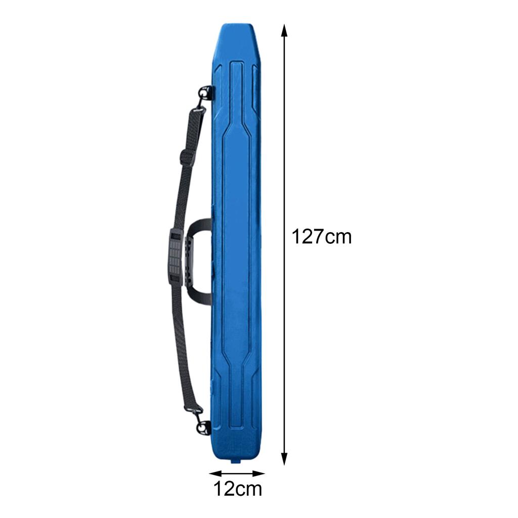 Fishing Rod Case Storage Bag Shoulder Bag Hard Shell Handbag Lightweight Organizer Fishing Pole Bag Fishing Rod Carrying Case