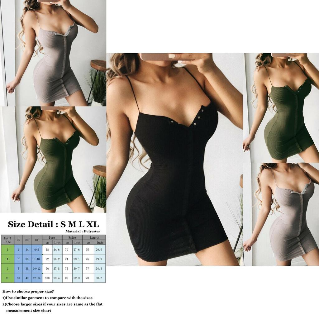 Elegant Women V-neck Bodycon Sleeveless Evening Party Cocktail Mini Dress In Gray