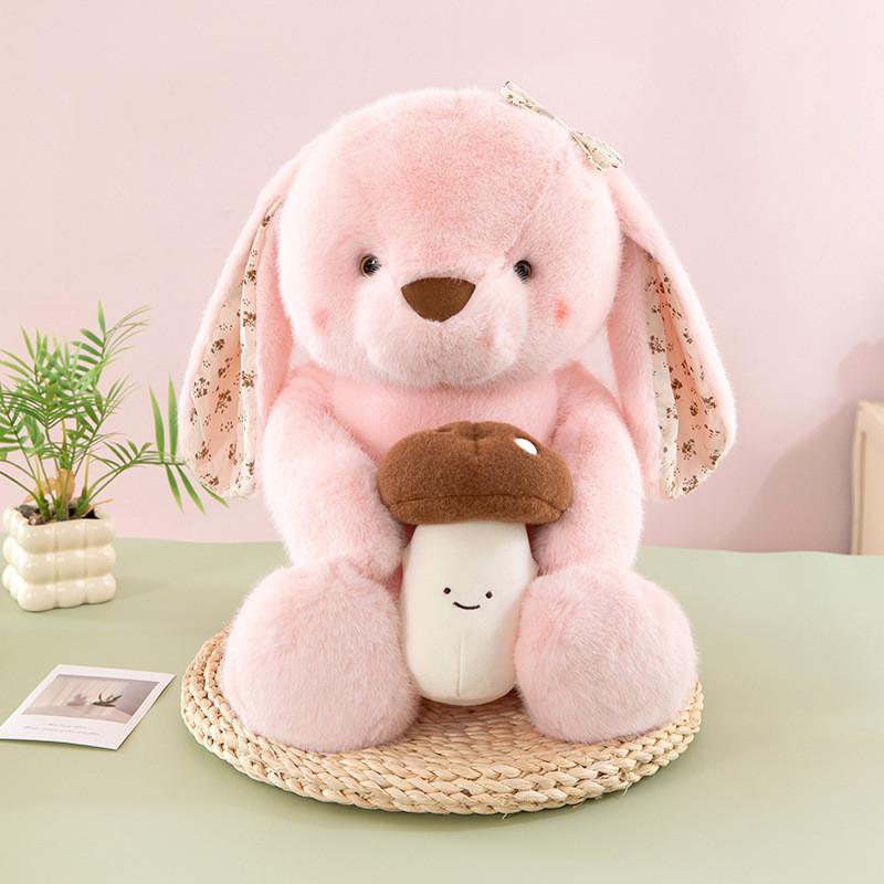 Plush Bunny Toy With Pp Cotton Filling For Kids Comfort And Sleep Use