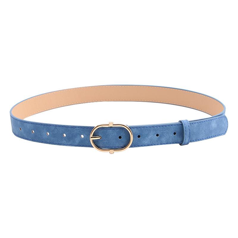 Female Belt, Alloy Pin Buckle, Soft and Comfortable Jeans Belt, Girls' Clothing Matching Belt