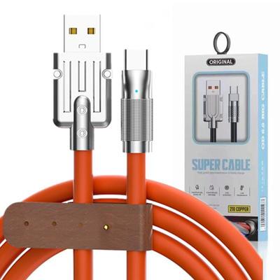 Cavo Tipo-C Originale in Lega di Zinco 120W Super Ricarica Rapida per Dispositivi Apple, Huawei e Android.