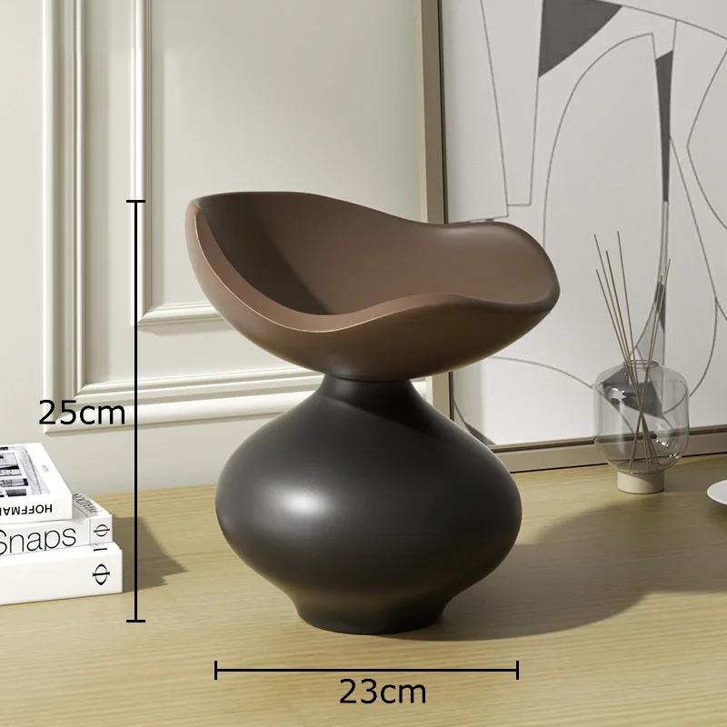 

Minimalism Abstract Crafts Floral Vase Desk Decoration Flowers Arrangement Artificial Flower Resin Vases Room Aesthetic Decor