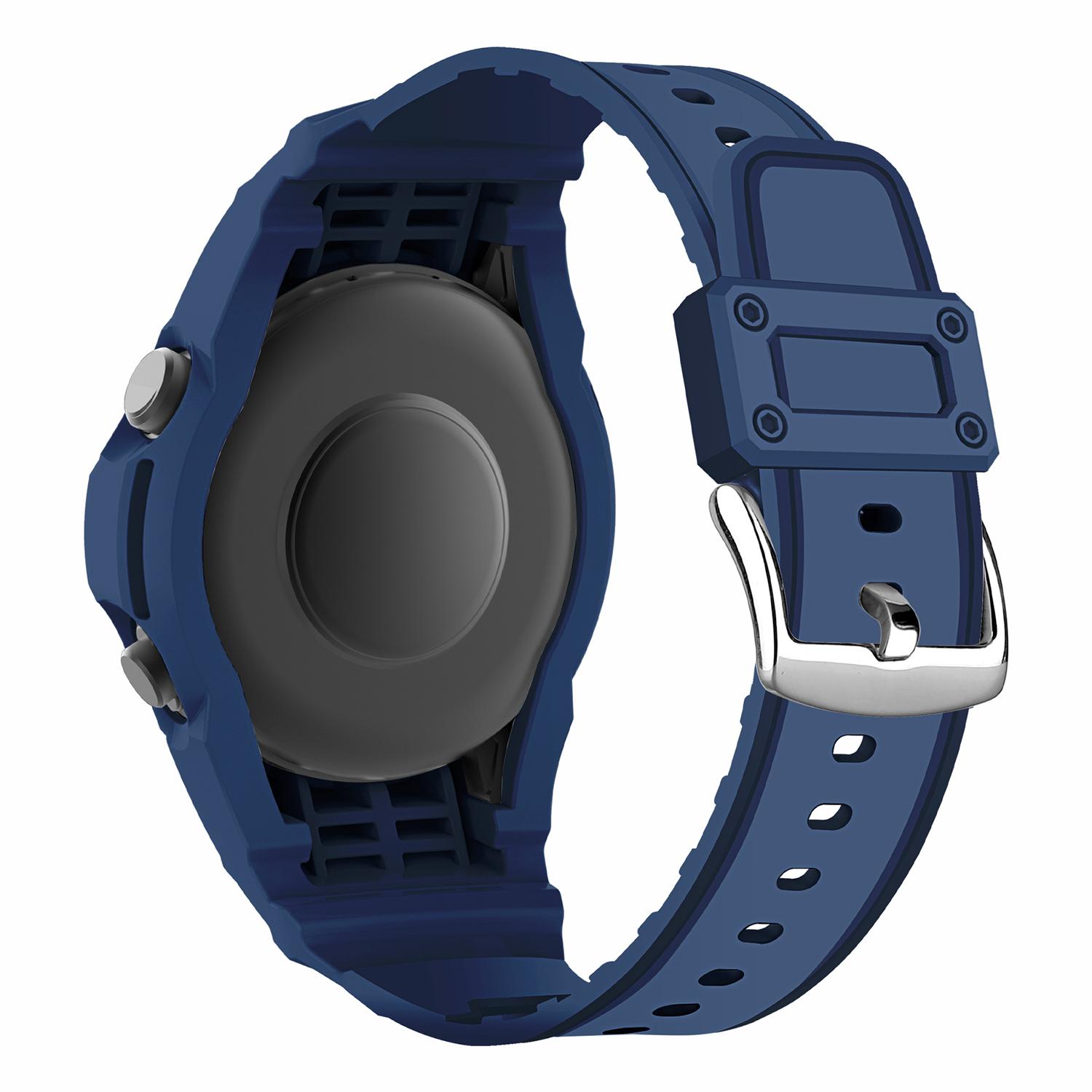 

For Huawei Watch GT 2 46mm/GT 3 46mm TPU Protective Case Replacement Wristbands Band Accessories Straps Midnight Blue