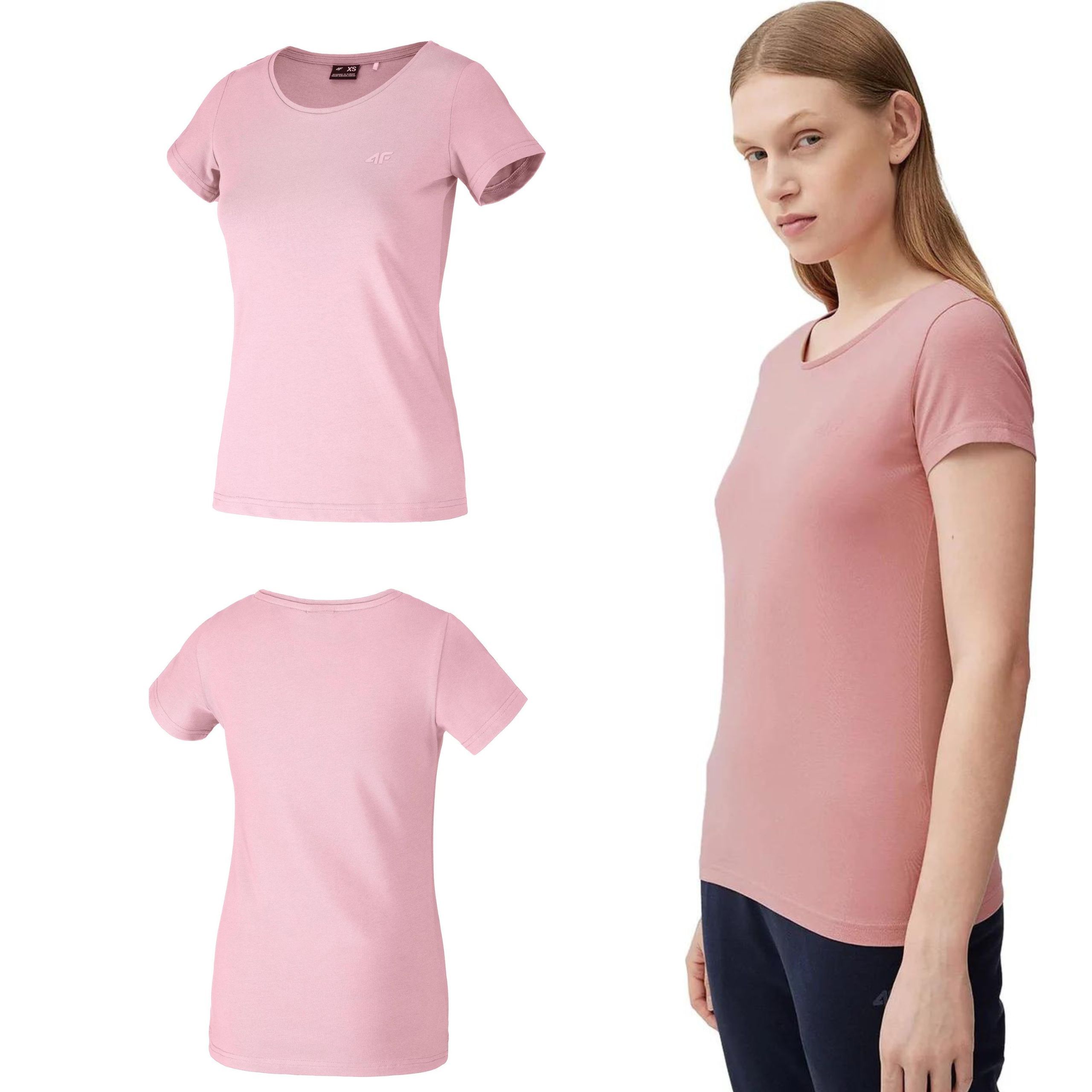 

Women s Shirt Bright Pink 4F 4FSS23TTSHF580 Xs