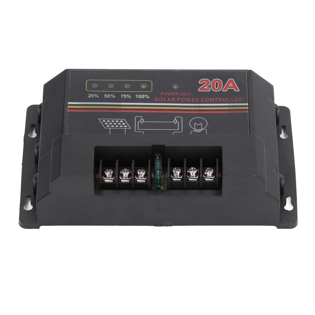 Solar Charge Discharge Controller High Speed CPU Microprocessor Multiple Protections Data Transmission 12V Solar