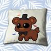 Fnaf Five-Nights-At-Freddys Kissenbezug Kurzer Plüsch Sofa Dekoratives Geschenk Zuhause Zweiseitiger Druck Kissen