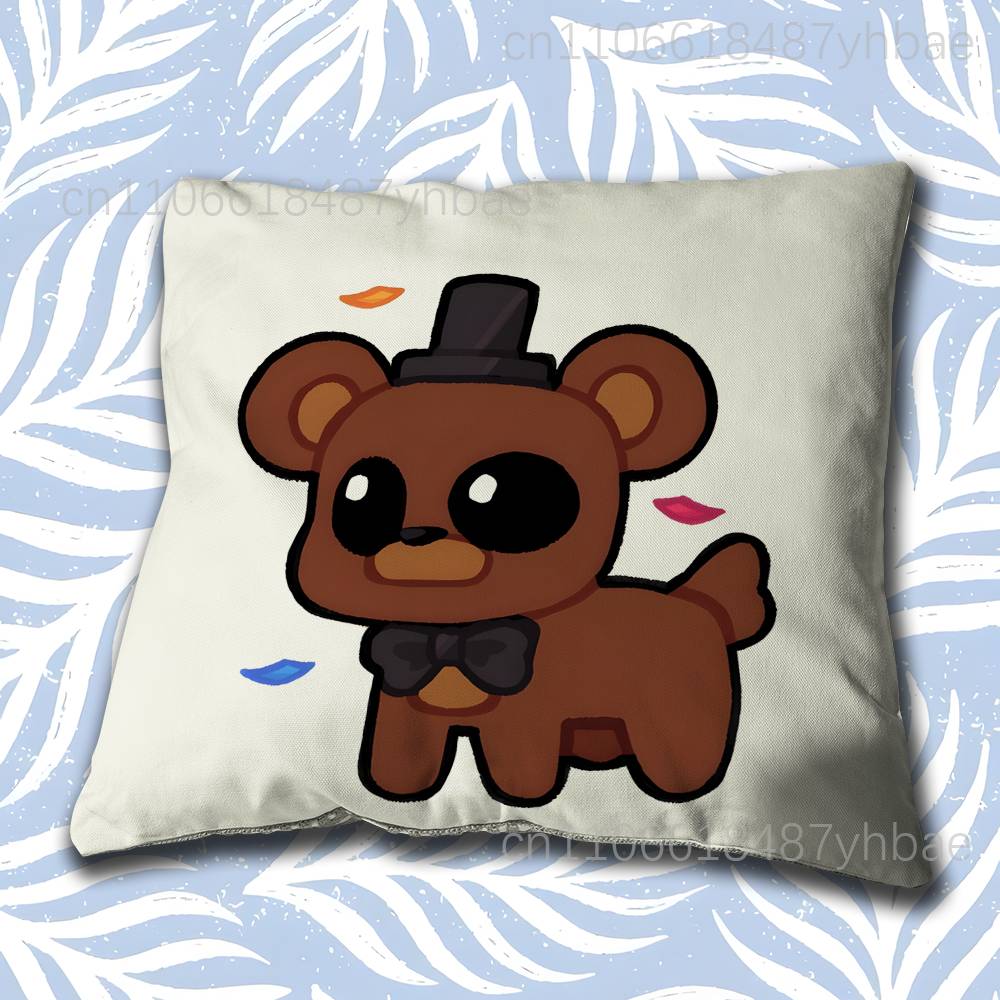 Fnaf Five-Nights-At-Freddys Kissenbezug Kurzer Plüsch Sofa Dekoratives Geschenk Zuhause Zweiseitiger Druck Kissen