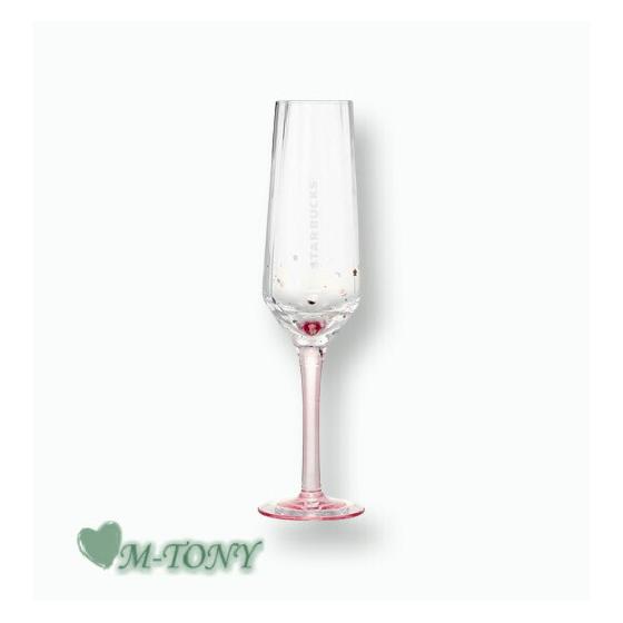 Starbucks Sakura Champagne Glass SAKURA Cherry Blossom Champagne Glass 237ml Overseas limited item/Not released in Japan/Starbucks/Tumbler/Starbucks