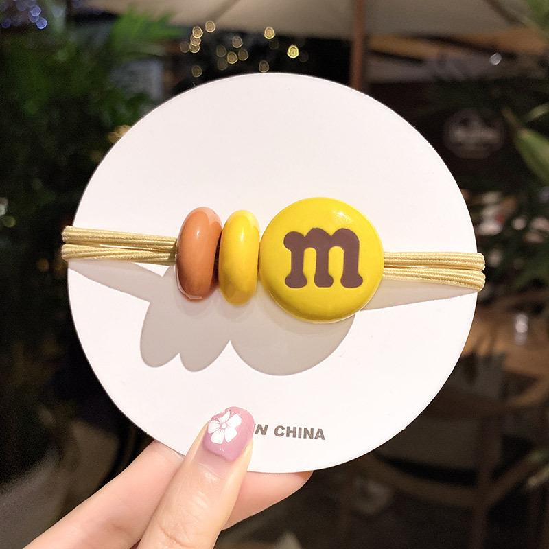 Korean Elegant Hair Rope Bracelet Scrunchie Women Elastic Hair Rubber Bands Accessories For Girls Tie Hair Ring Headdress Holder