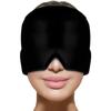 Gel Cold Ice Cap Head Heat Treatment Head Wrap Face Mask Massage Sleep Tool Black and Pink