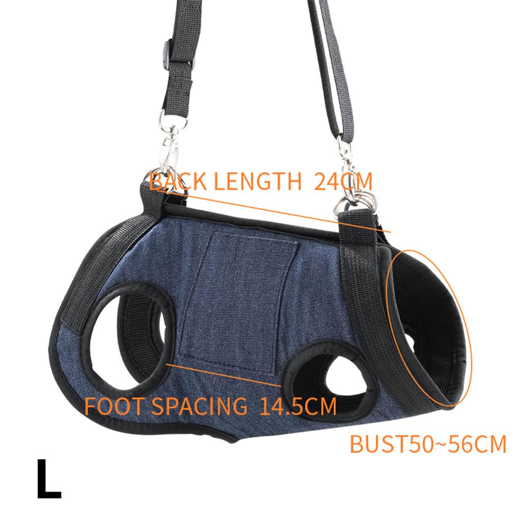 Pet Dog Traction Rope Auxiliary Strap Trimming Nail Beauty Clothing Pet Beauty Hammock Single Shoulder Handheld Chest Strap