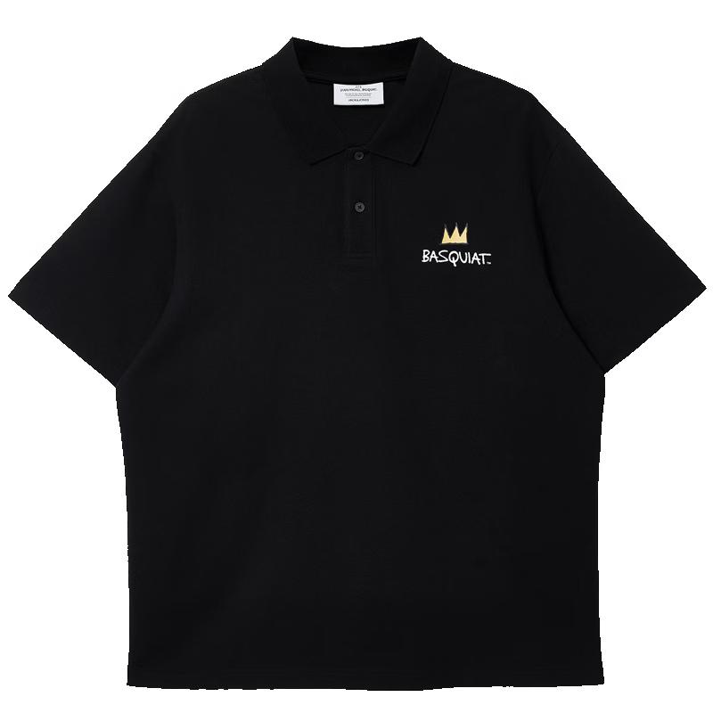 Jack & Jones BSQ Co-branded Flocking Print Polo Shirt XS