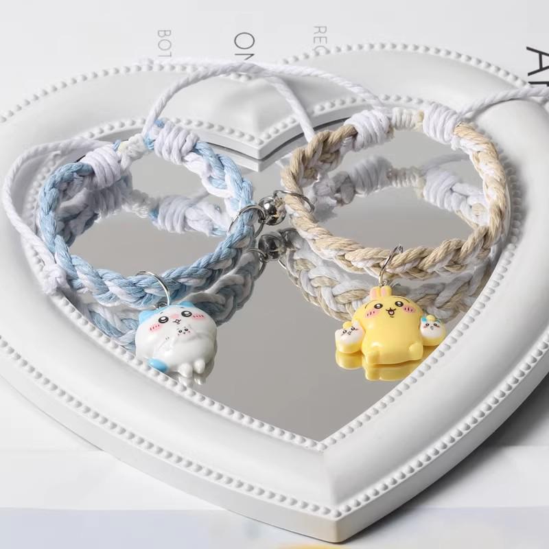 Knitted Magnetic Hand Rope Bracelet for Couples - Best Friend Gift