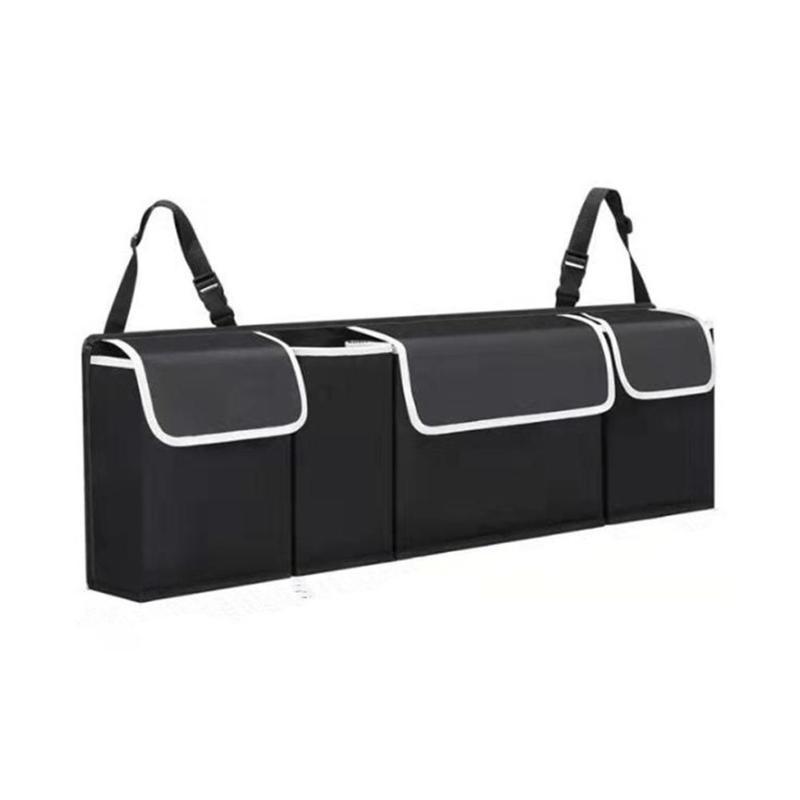 Adjustable Car Trunk Organizer Backseat Storage Bag High Capacity Multi-use Oxford Car Seat Back Organizers Automobile Interior