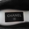 Pristine CHANEL Low cut sneakers COCO Mark black leather Women 37 G46609 Used