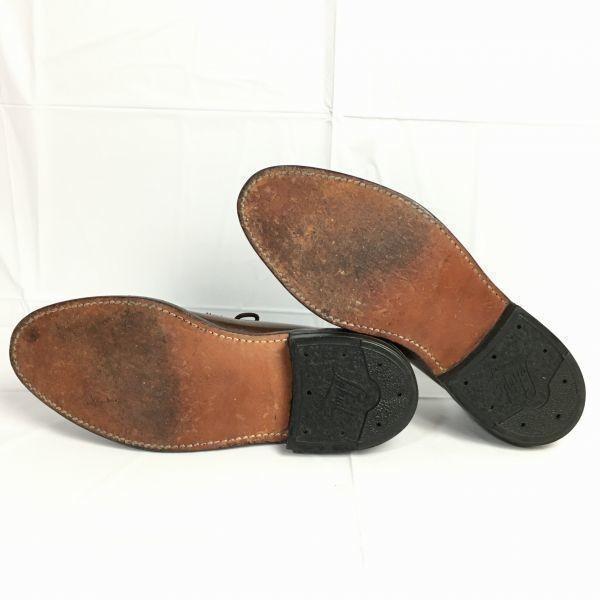 Vzácné 70. léta Vintage LEHIGH ANSI Z41.1-1971 75 Ocelová špička Hladká špička Bezpečnostní boty Hnědé velikost 7.5D 25.0-25.5(POUŽITÝ)