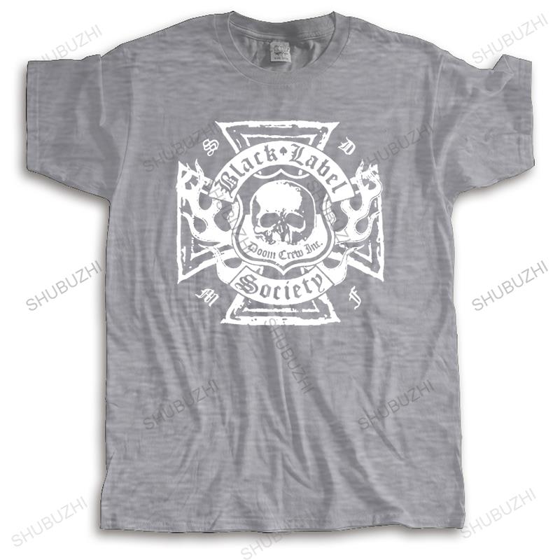 Summer Brand Tshirt Men Cotton T Shirt BLACK LABEL SOCIETY 2 FRUIT OF THE LOOM DTG Fashion Unisex printing Teeshirt