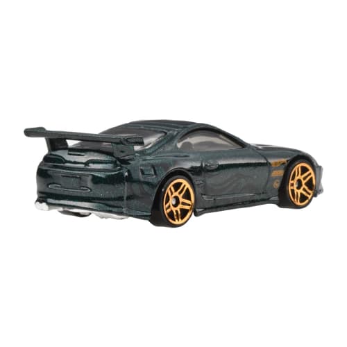 Hot Wheels Basic Car Toyota Supra Vehicle Toy Mini Car για ηλικίες 3 και άνω Green HXR24