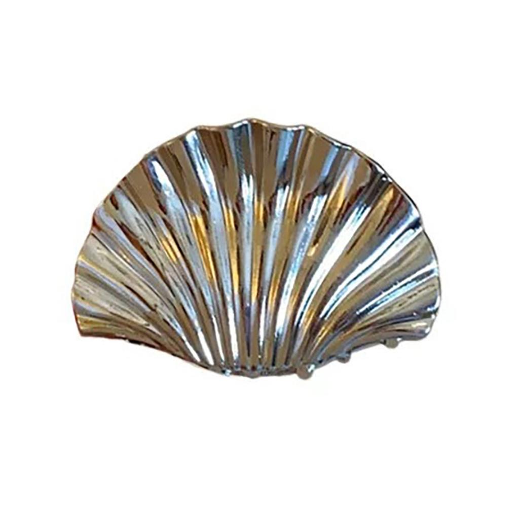Elegant Gold Metal Shell Hair Claw Clip For Long Hair Women Practical And Stylish Hair Accesories Party Hairpin Headwear