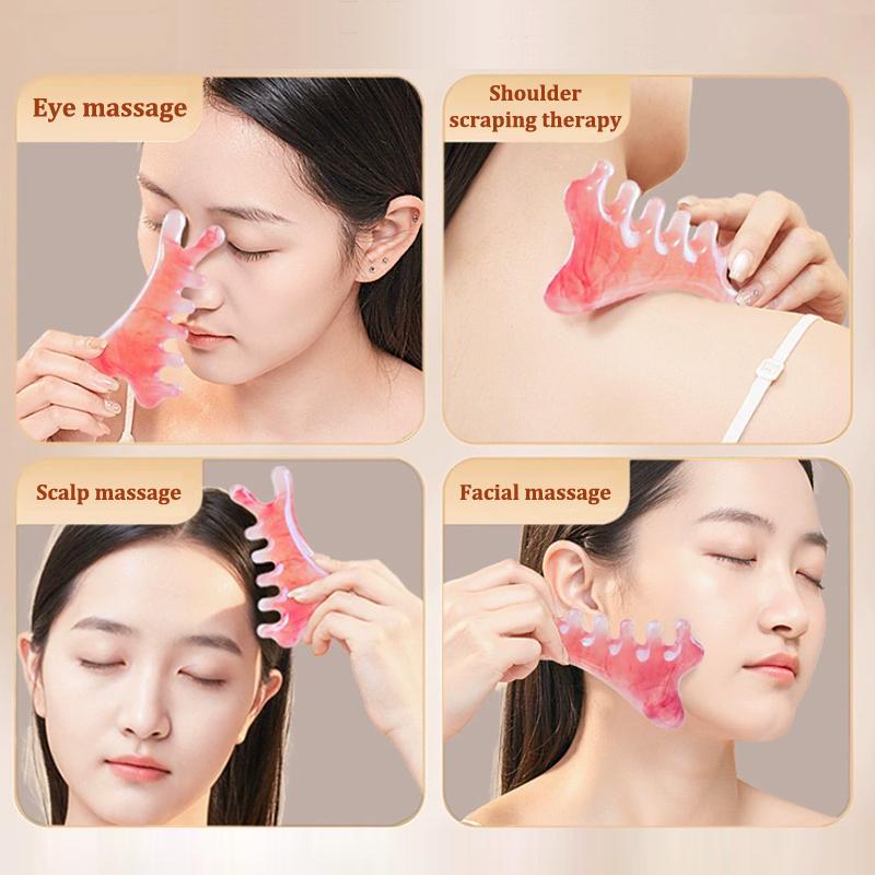 1 Stück Cartoon Delfin Harz Körper Nase Kopfhaut Meridian Massagekamm 4In1 Kamm Blutzirkulation Antistatisch Glatter Haarkamm