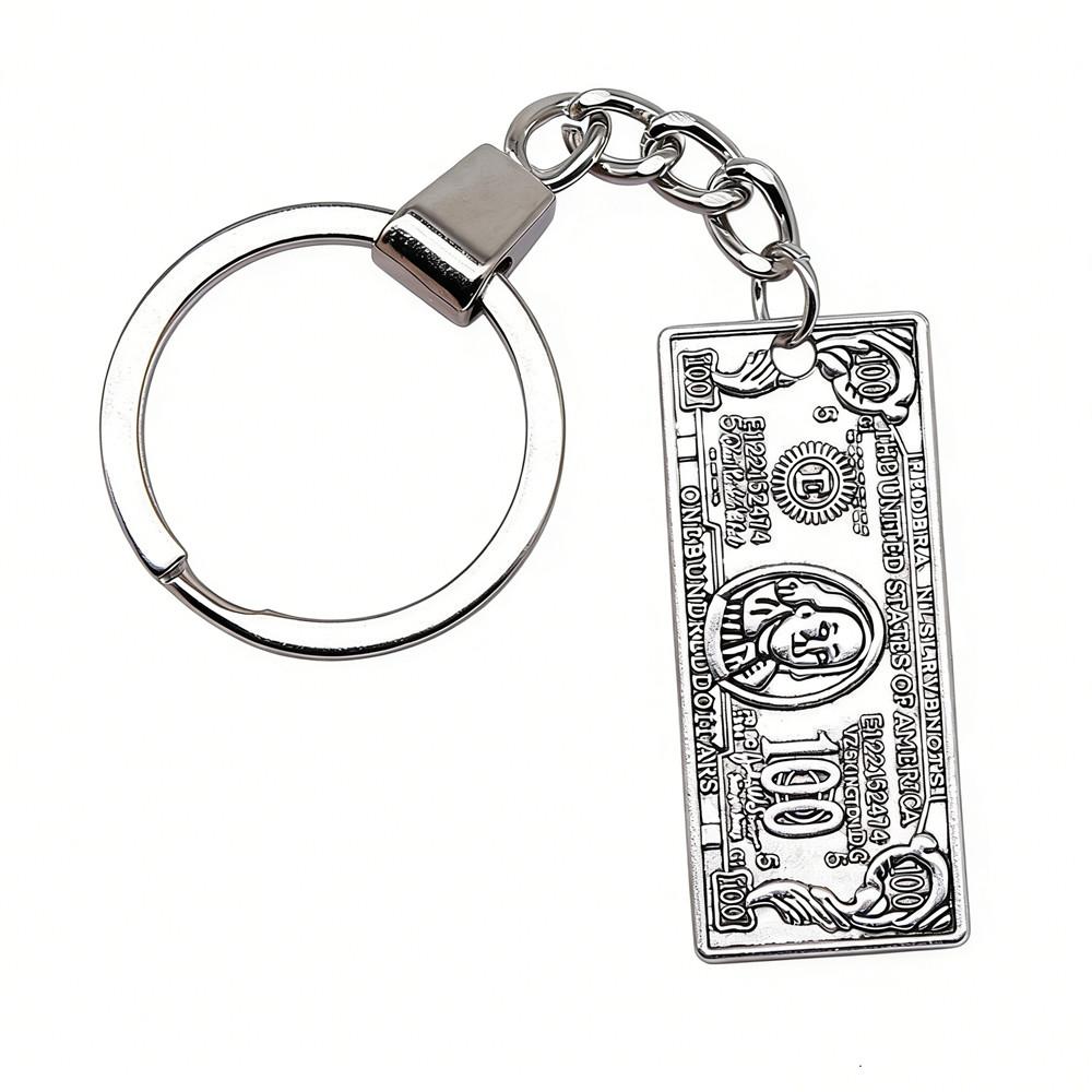 Ornate Gear Keychain Antique Style Punk Pendant Key Holder 30mm Ring