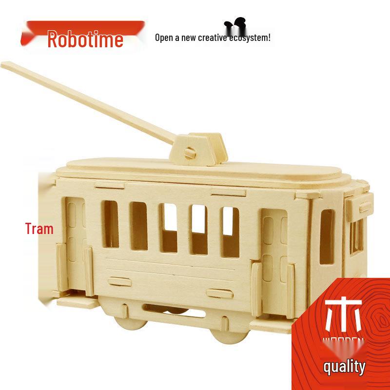 

Robotime DIY 3D Деревянный Пазл-Конструктор: Деревянный пазл ручной работы для детей