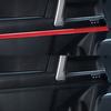 Set Glossy Red Carbon Fiber Car Inner Door Strip Sticker For 4Runner 2010-