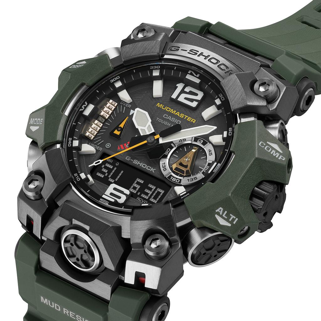 Casio G-SHOCK Men's Stainless Steel 200M Water Resistant Shock Resistant Quartz Watch GWG-B1000-3A