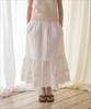 Manggomaenipeullijeu Cake Lace Skirt_Ivory
