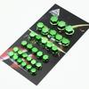 30Pcs/Set Motorcycle Screw, Motorcycle Screw Nut Cover Motorbike Screw Nut Cover Decoration