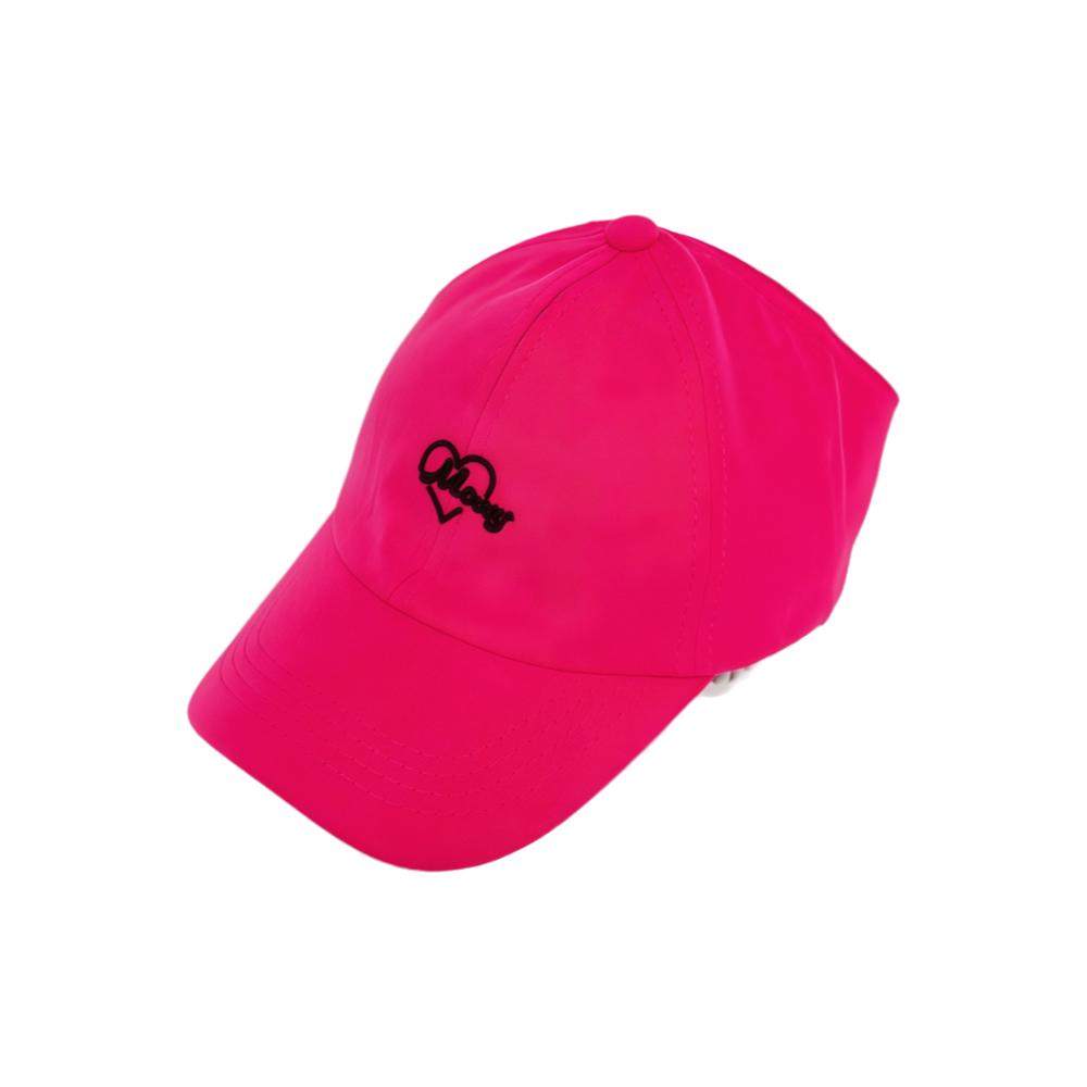 Solid Color Heart Embroidered Baseball Hat Breathable Visor Cap Parent-child Cap For Women Kids