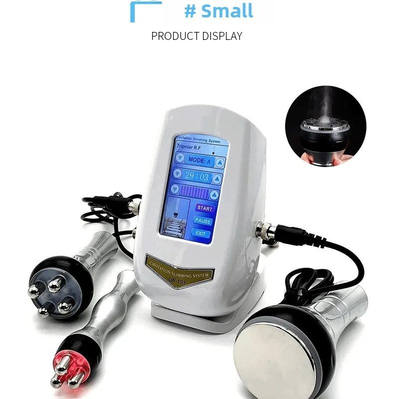 40K 3-in-1 Ultrasonic Body Shaping Machine Vacuum Cavitation Slimming Beauty Massage Facial Care Reusable Salon Quality